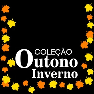Adesivo Decorativo Vitrine Coleção Outono Inverno Folhas