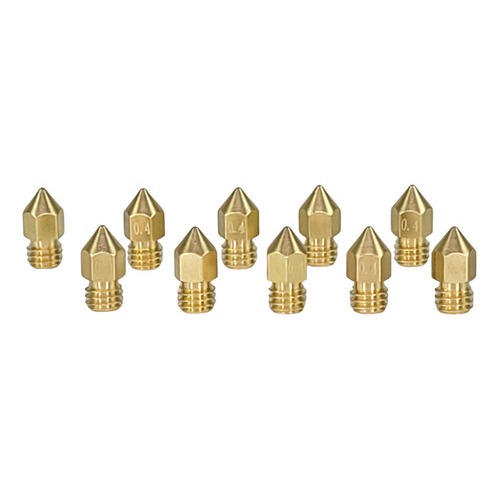 10x Bicos 0.4mm Mk8 Impressora 3d Compativel C Ender 3 Honte