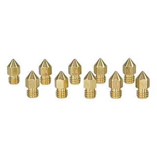 10x Bicos 0.4mm Mk8 Impressora 3d Compativel C Ender 3 Honte