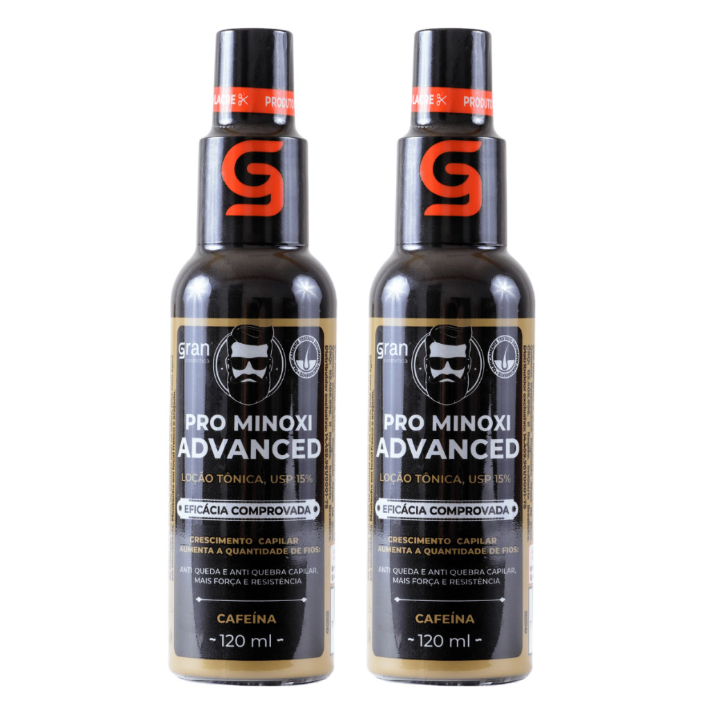 2 Pro Minoxi Advanced Original Barba Cabelo 120ml