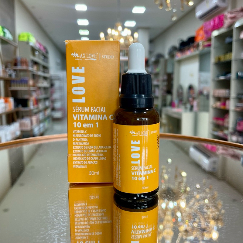 Sérum Facial Vitamina C - 10 em 1 - Max Love 30ml
