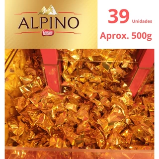 Bombom Alpino Nestlé Kit Com 39 Bombons Chocolate Alpino! É o mesmo da Caixa Nestlé.
