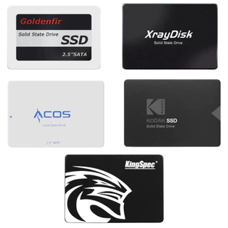 SSD Sata lll 2,5" 120GB - 128GB - 240GB - 256GB - 480GB - 512GB - 960GB - 1TB Solid State Driver para Desktop Laptop Alta Velocidade ( KINGSPEC - ACOS - GOLDENFIR - KODAK - XRAYDISK)