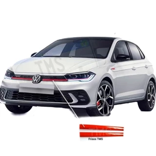 Aplique Friso Novo Polo 2023 Detalhe Vermelho Sport Grade