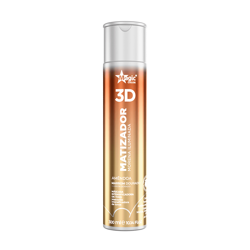 Matizador 3D Morena Iluminada Amêndoa – Efeito Marrom dourado 300ml ...