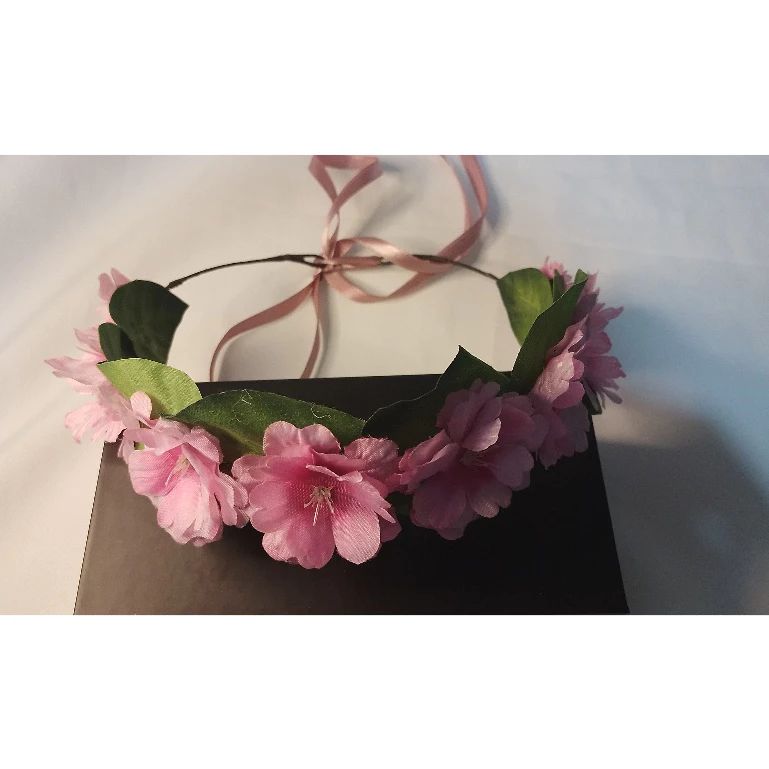 tiara coroa de flores ensaio fotográfico festas moana