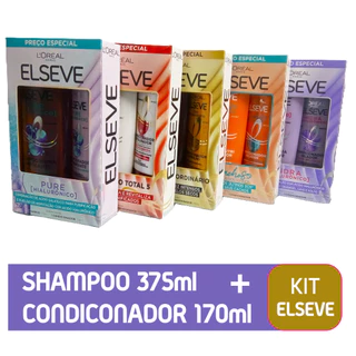KIT SHAMPOO 375 ML + CONDICIONADOR 170 ML - ELSEVE
