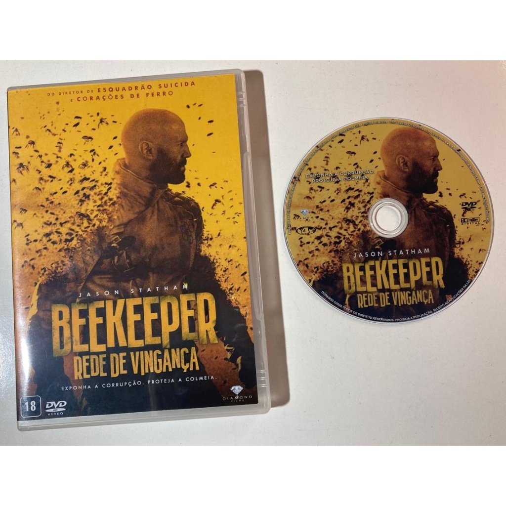 DVD - Beekeeper: Rede de Vingança (The Beekeeper) - Dublado e Legendado ...