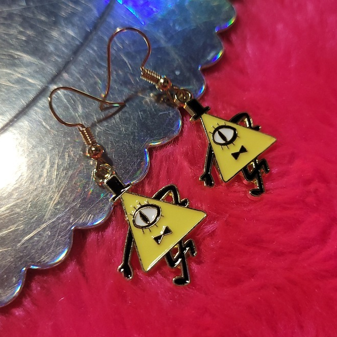 Brinco Bill Cipher Gravity Falls | Shopee Brasil