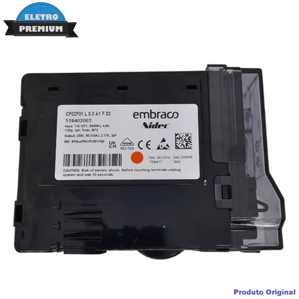 Placa Inversora do Compressor para Refrigerador Electrolux 127V