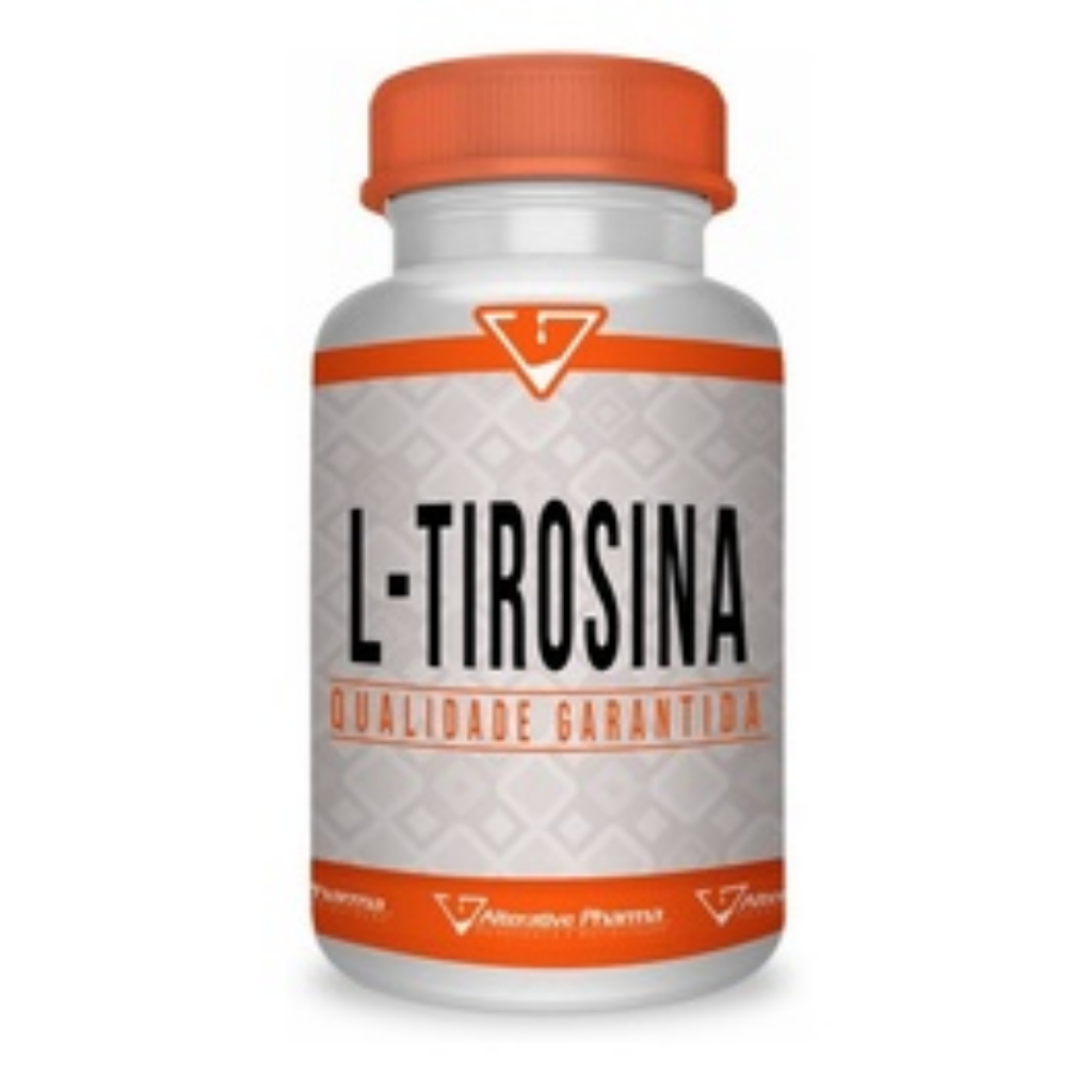 L Tirosina 500mg 120 Cápsulas