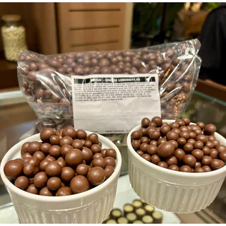 Chocolate Cacau Show Drageado ao Leite OU Branco - Crocante a quilo - Drágeas de chocolate Bolinhas