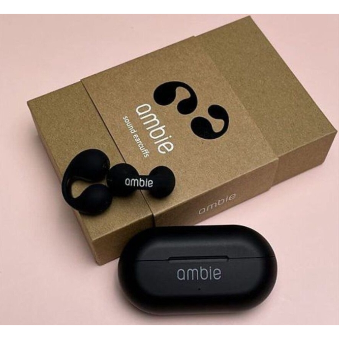 Fones De Ouvido Sem Fio Ambie 5.0 TWS Bluetooth Sound Earcuffs Condução De Ossos