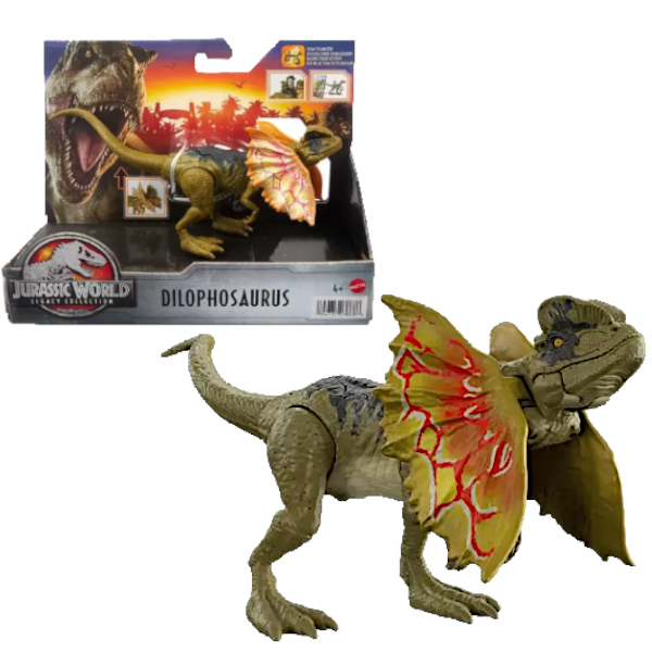 Dinossauro Brinquedo Jurassic World Dilophosaurus Mattel | Shopee Brasil
