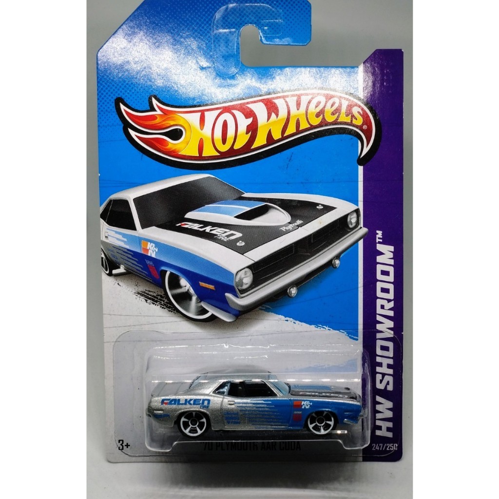 HOT WHEELS FALKEN ! 1970 PLYMOUTH AAR CUDA LACRADO 2013