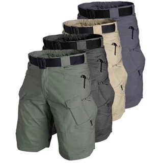 IX7 Calções De Bolso Masculinos Calças Elásticas Multi-Táticas