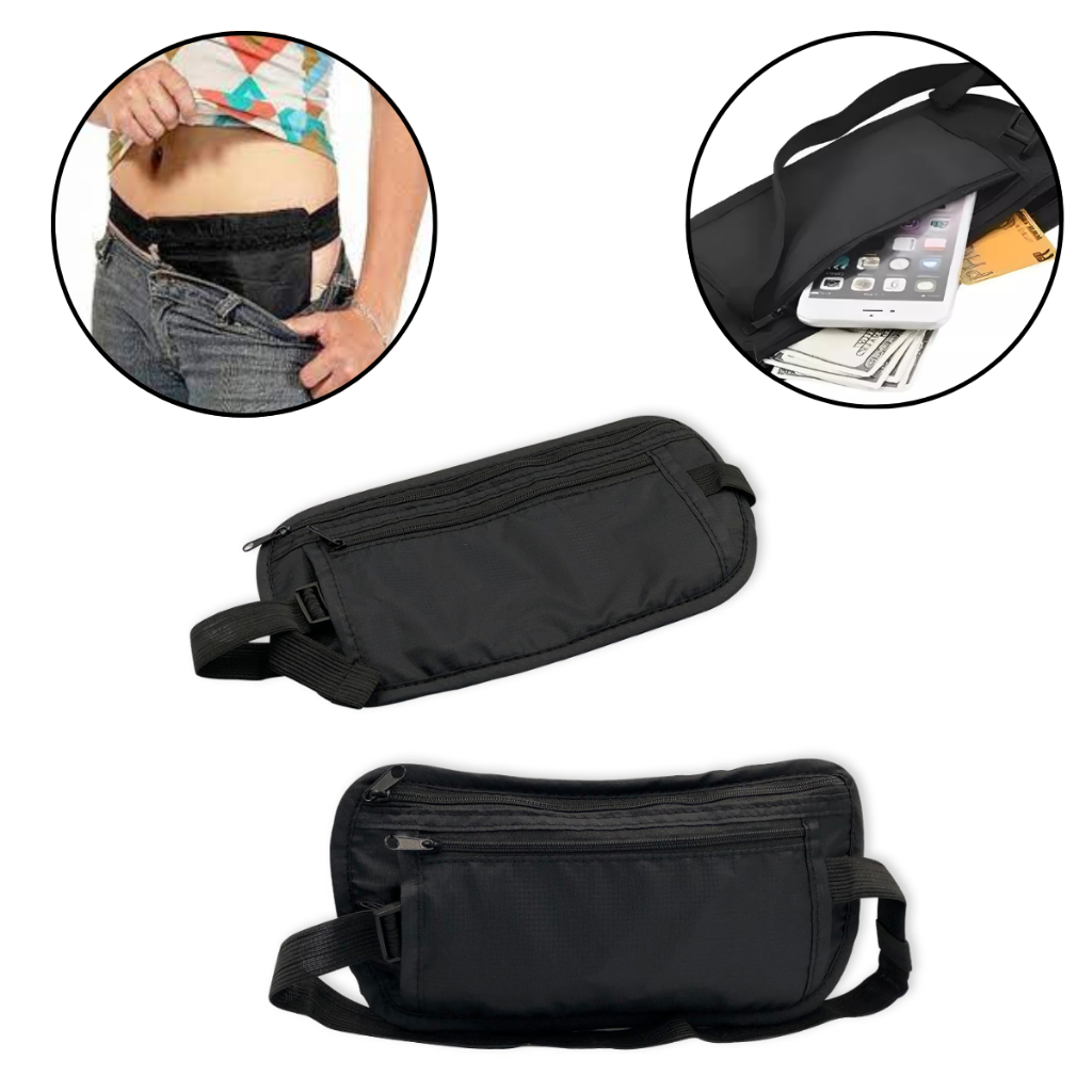 Cintura Portafoglio Nascosta Antifurto - Resistente All'Acqua, Per Viaggi, Contanti, Carte, Passaporto - Foto 9