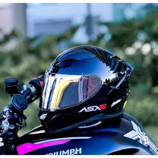 CAPACETE ASX CITY PRETO BRILHANTE