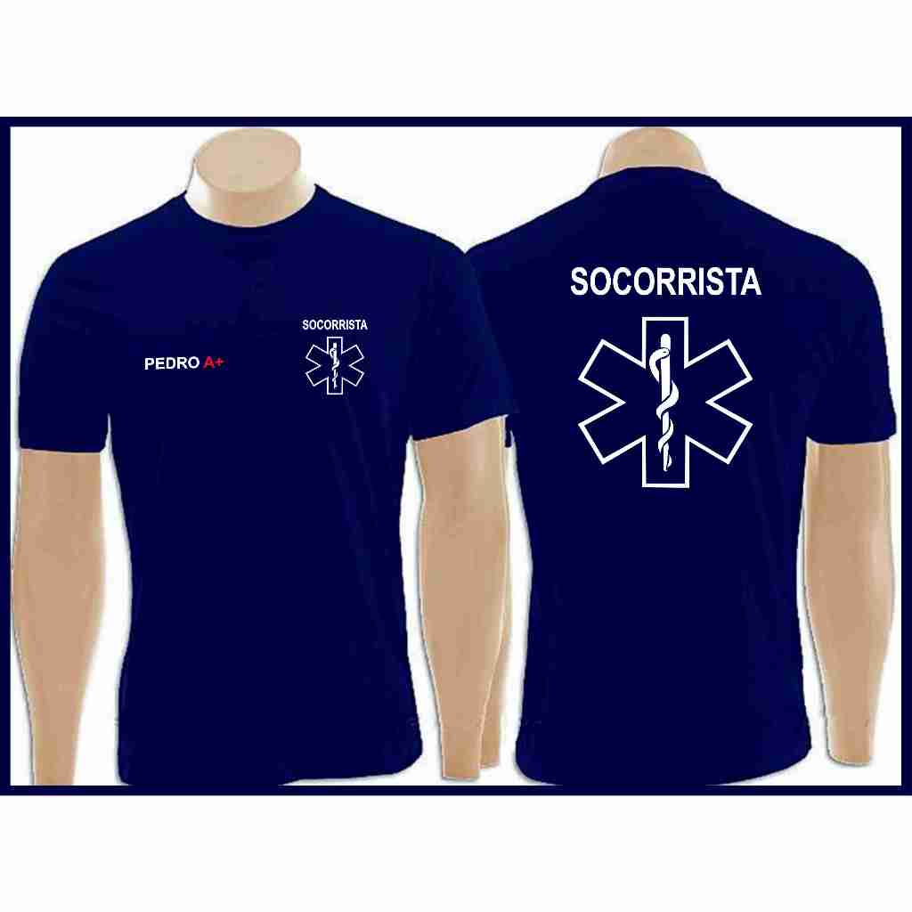 camiseta socorrista personalizada