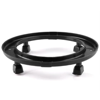 Suporte Botijão de Gás Cozinha Universal Plastico - PRETO