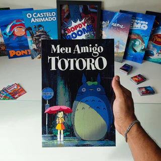 Meu Amigo Totoro Placa decorativa mdf quadro decoração parede presente / Filmes / Animação / Studio Ghibli