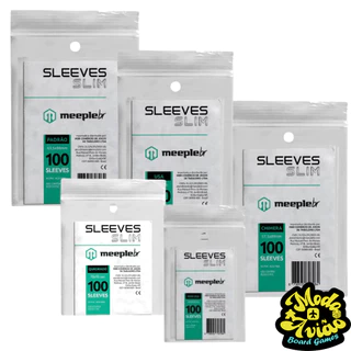 Sleeves Slim MeepleBR Variados