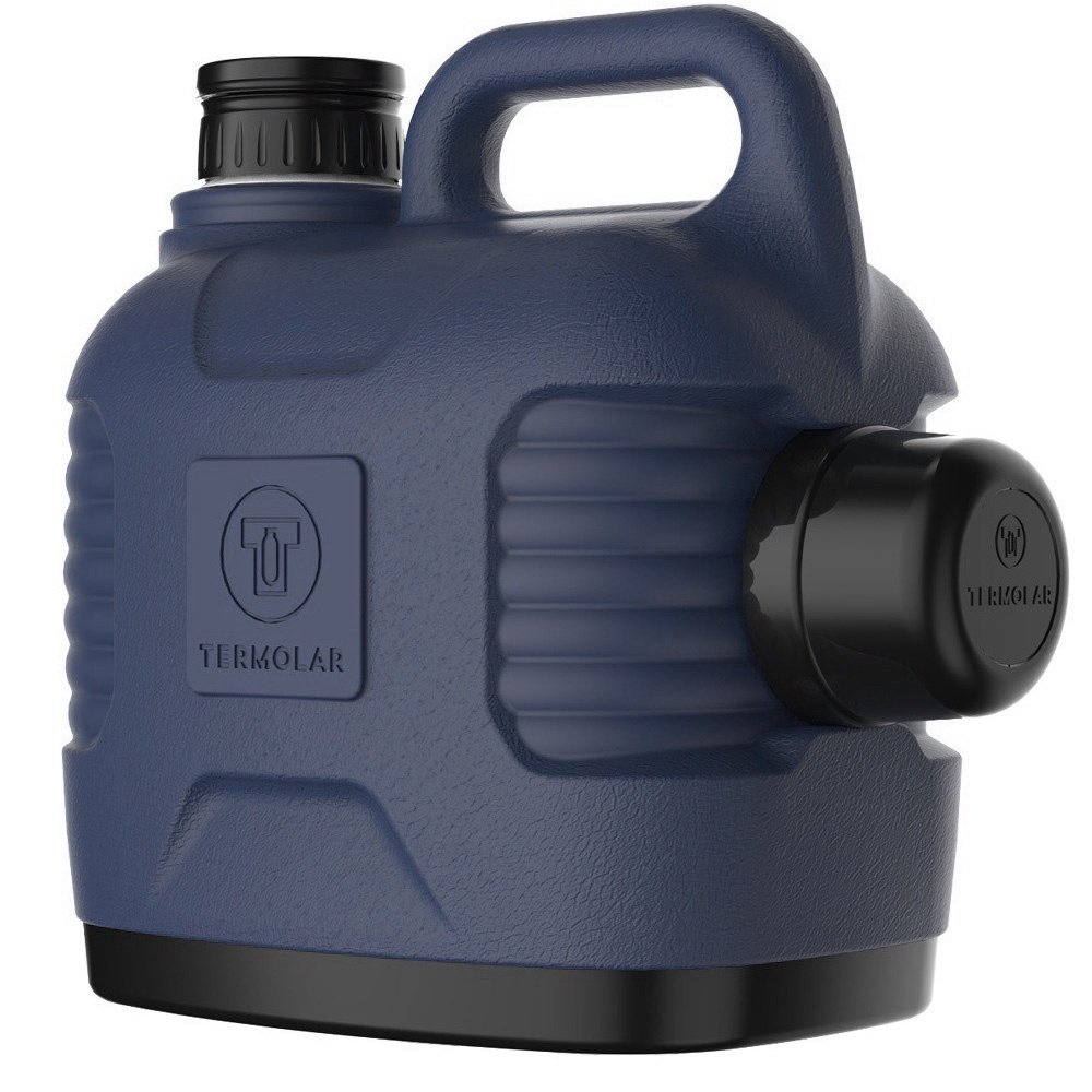 Garrafão Jarra Garrafa Térmico Supertermo 5 Litros Azul Termolar Para Água Gelada Café Quente Leite Terere Original