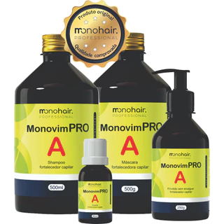 Kit Monovim Pro A Crescimento Capilar Acelerado (4 itens) - Autorizado pela Anvisa
