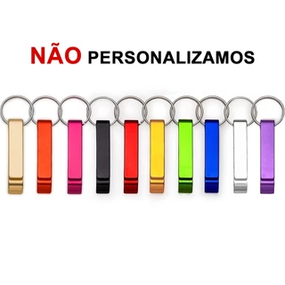 (100, 200, 300 UNIDADES) Chaveiro Abridor de Metal Pé de Galinha, Chaveiro Abridor Slim Metal
