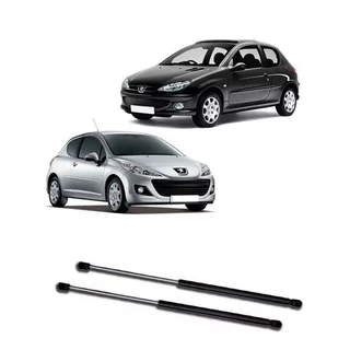 Par Amortecedor Tampa Traseira Malas Peugeot 206 e 207 Hatch