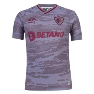 Camisa Fluminense III 2022 Cinza Bordô