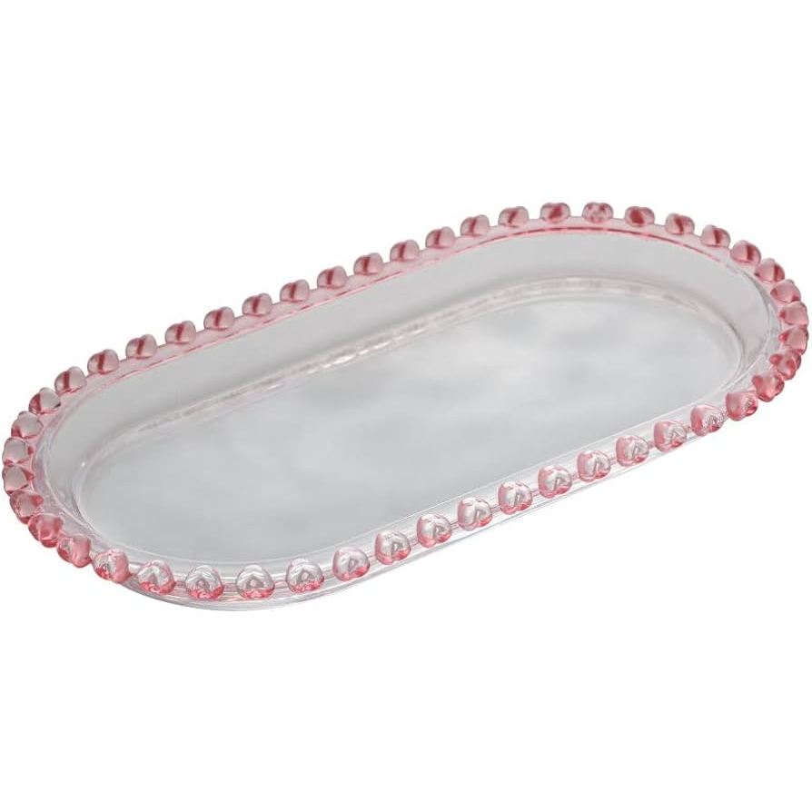 Travessa Oval de Cristal Coração ou Bubble