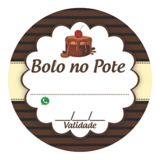 50 100 150 200 UNIDADES ADESIVO ETIQUETA TAG REDONDO 3,5 CM BOLO DE POTE MODELO 1 A PROVA DE AGUA AUTO ADESIVA UNIDADES PARA EMBAGENS CAIXAS SAQUINHO PAPEL TERMICO POTES E POTES DE GELADEIRA