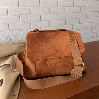 Bolsas femininas multifuncionais, bolsas crossbody de grande capacidade, bolsas de ombro femininas grandes camurça