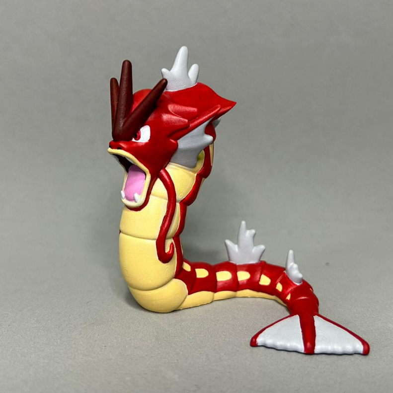 Miniatura 3D | Action Figure Pokemon | Gyarados Shiny | Shopee Brasil