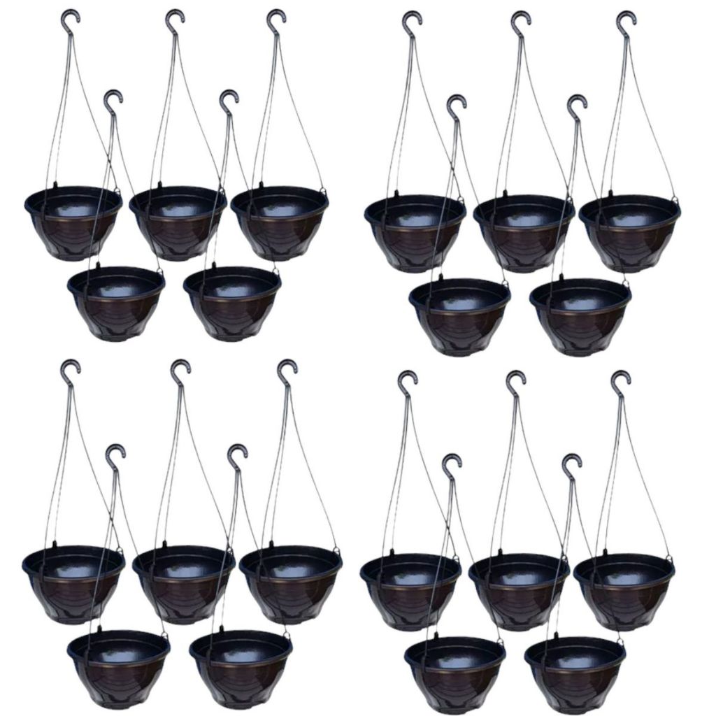 KIT 20 VASOS CUIA 18 COM HASTES REFORÇADAS PARA PLANTAS JARDIM FLORES