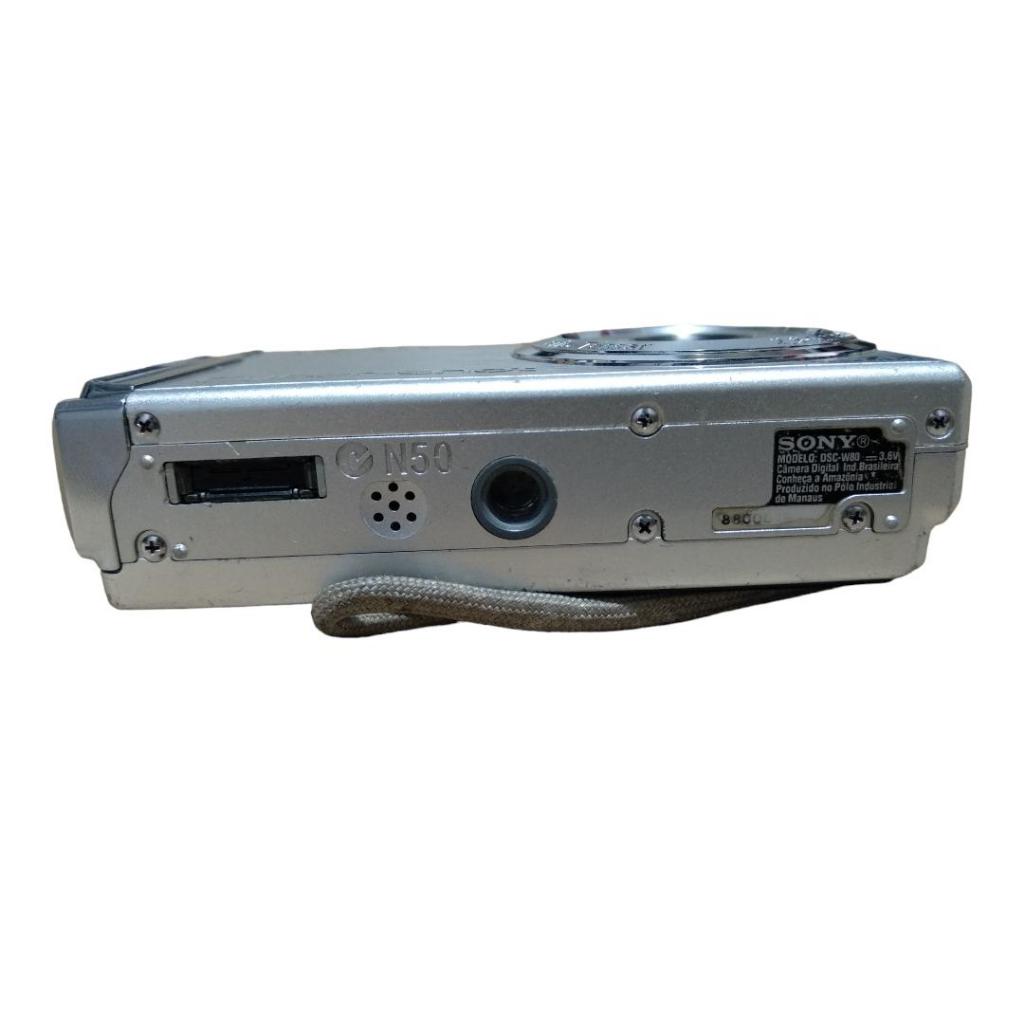 Câmeras digital Sony Cyber-shot DSC-W80 7.2MP 3x - Silver Funciona