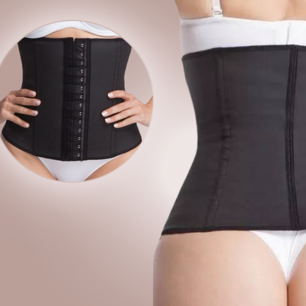 Cinta Modeladora Courino Feminina 12 Barbatanas com Regulagem Dupla