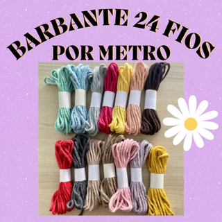 5M, 10M ou 20 METROS BARBANTE 24 FIOS MACRAME Turquia Têxtil Piratininga e Colonial em Oferta na Shopee