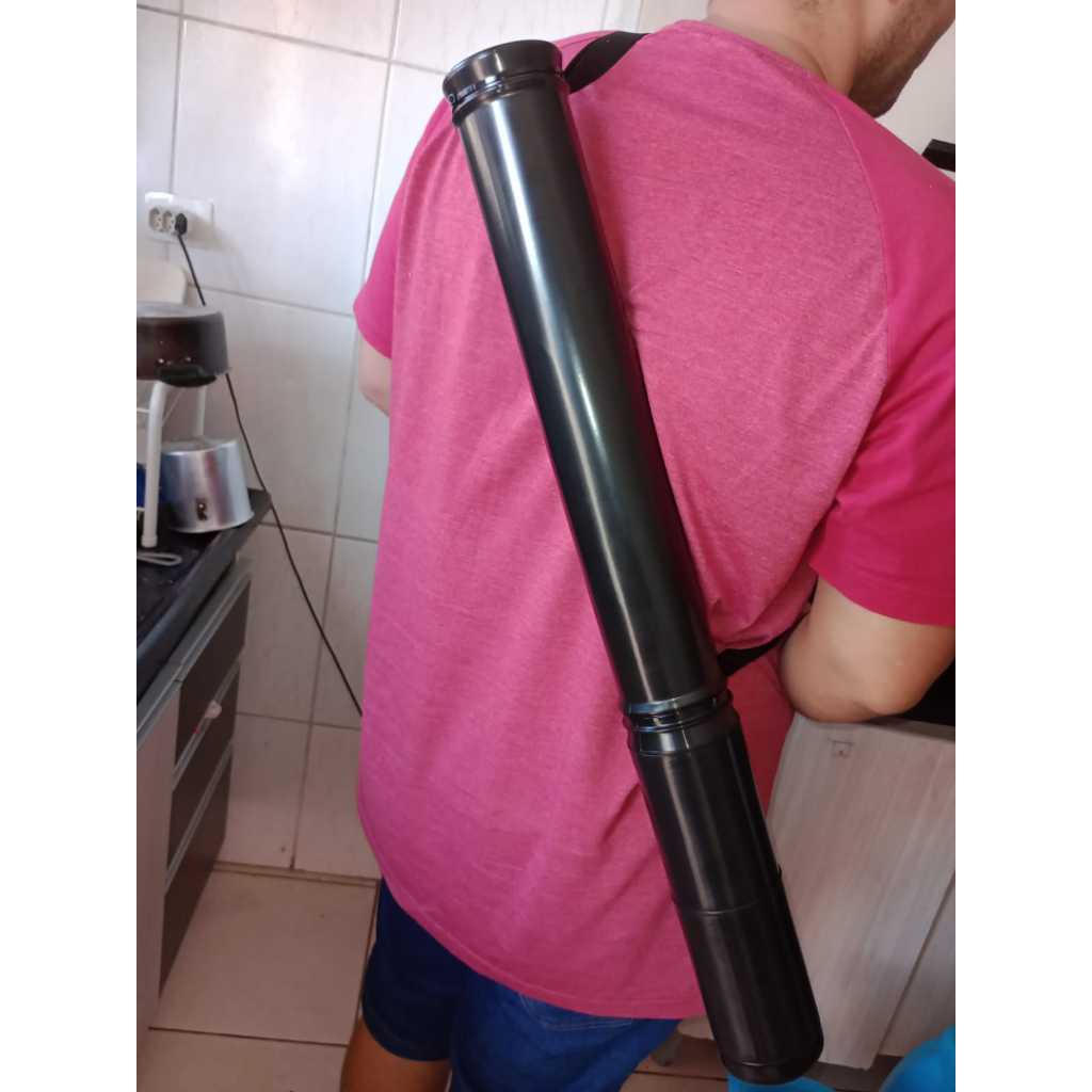 1 Tubo Para Documento - Tubo Telescópico Porta Mapas E Projetos - Canudo Para Mapas Desenhos Projetos