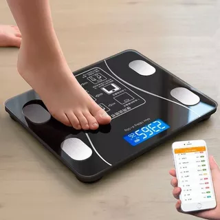 Balança Corporal Digital Bioimpedância Com Aplicativo Bluetoothm Balança Digital Cozinha