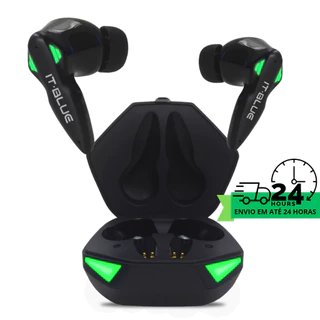 Fone De Ouvido Gamer Bluetooth 5.3 Sem Fio Tws Microfone
