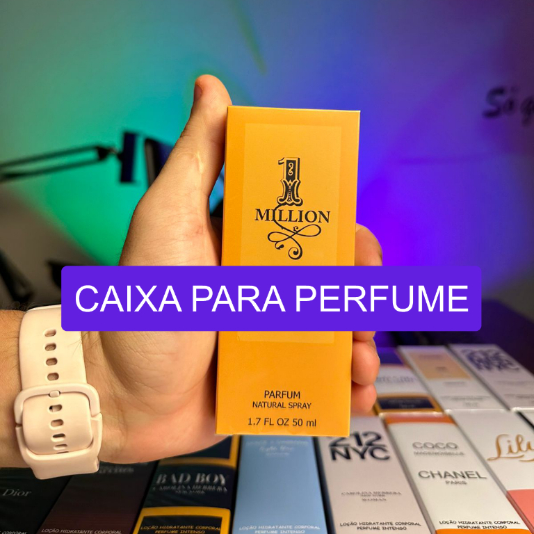 30 Caixas Para Perfume 14x5x5cm Diversas Marcas - Envio rápido
