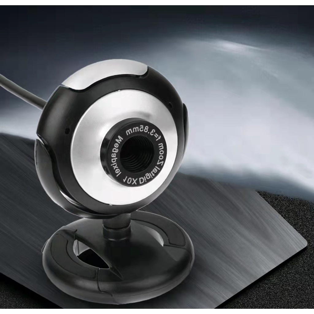 Webcam Camera with Mic Night Vision Web Cam For PC Laptop 720P