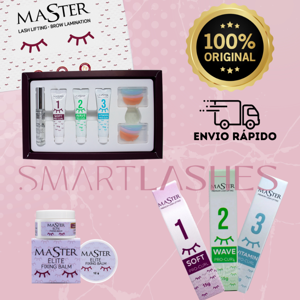Kit Brow Lamination Lash Lifitng Master Premium completo, passos 1, 2 ...