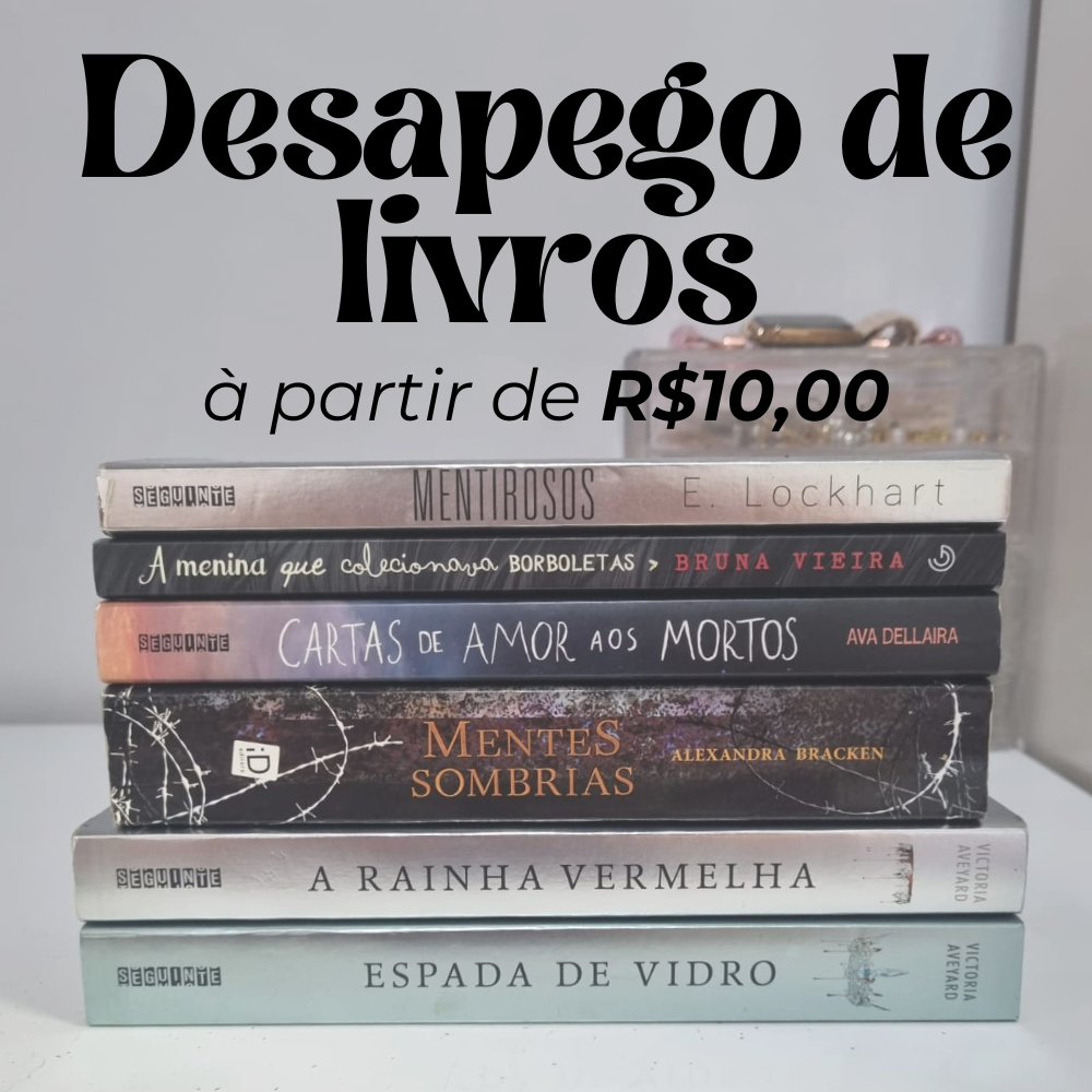 Desapego de livros usados à partir de R$10,00