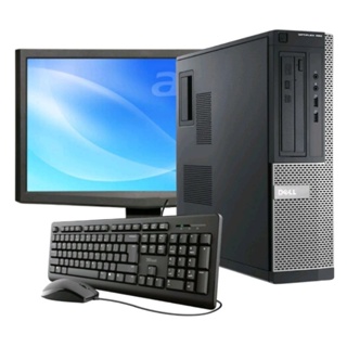 Computador Pc DELL intel core I3 8gb HD 500 gb monitor 19` acompanha teclado mouse e cabos