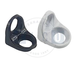 Cantoneira Suporte Cadeirinha 2 Furos Kit 100 peças Branca Preta Prateleira Moveis 13x13 Zamac