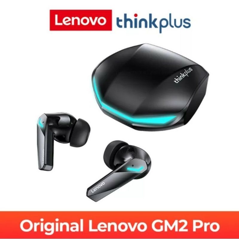 Fone De Ouvido Gamer Sem Fio Lenovo GM2 PRO Bluetooth 5.3 Com Microfone