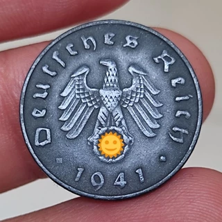 Moeda Antiga Alemanha - 3°.Reich (10Pf Zinco)